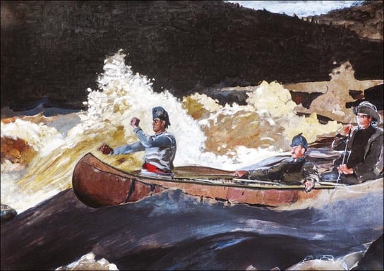 Galeria Plakatu, Plakat, Shooting the Rapids, Saguenay River, Winslow Homer, 29,7x21 cm Galeria Plakatu