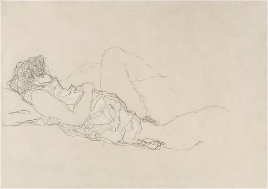 Galeria Plakatu, Plakat, Sleeping Woman, Gustav Klimt, 42x29,7 cm Galeria Plakatu