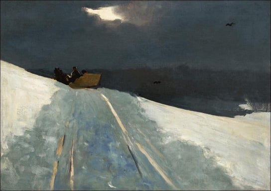 Galeria Plakatu, Plakat, Sleigh Ride, Winslow Homer, 84,1x59,4 cm Galeria Plakatu