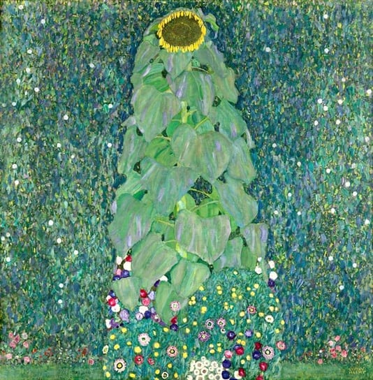 Galeria Plakatu, Plakat, Słonecznik, Gustav Klimt, 60x60 cm Galeria Plakatu