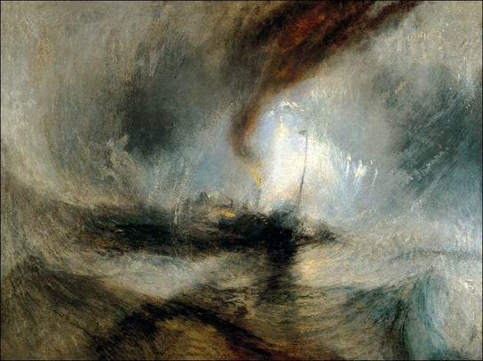 Galeria Plakatu, Plakat, Snow storm steam boat off a harbour s mouth, William Turner, 29,7x21 cm Galeria Plakatu