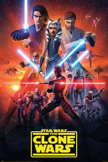 Galeria Plakatu, Plakat, Star Wars The Clone Wars Wojny Klonów, 61x91,5 cm Star Wars gwiezdne wojny