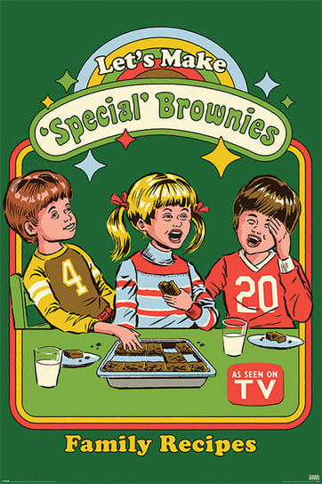 Galeria Plakatu, Plakat, Steven Rhodes Lets Make Special Brownies, 61x91,5 cm Galeria Plakatu
