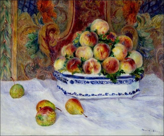 Galeria Plakatu, Plakat, Still Life with Peaches, Auguste Renoir, 40x30 cm Galeria Plakatu