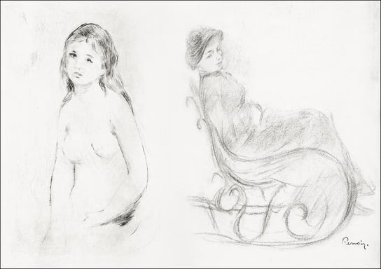 Galeria Plakatu, Plakat, Study for a Female Bather, Pierre-Auguste Renoir, 30x20 cm Galeria Plakatu