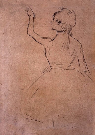 Galeria Plakatu, Plakat, Study Of A Ballet Dancer Seen From The Back, Edgar Degas, 20x30 cm Galeria Plakatu
