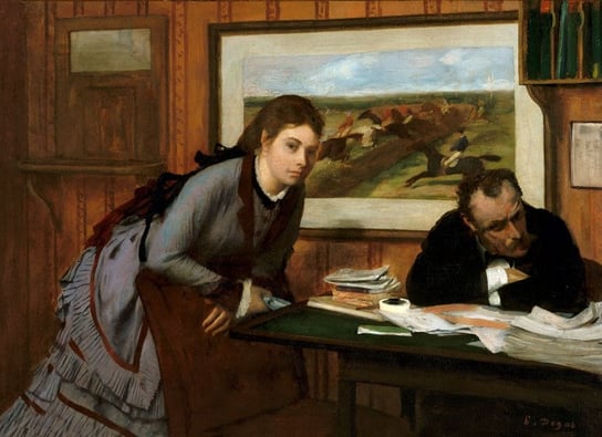 Galeria Plakatu, Plakat, Sulking, Edgar Degas, 91,5x61 cm Galeria Plakatu