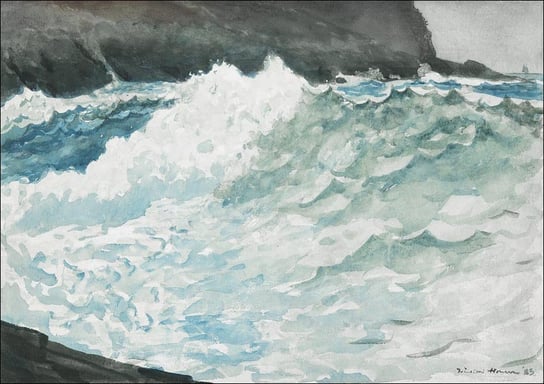 Galeria Plakatu, Plakat, Surf, Prout’s Neck, Winslow Homer, 59,4x42 cm Galeria Plakatu