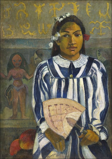 Galeria Plakatu, Plakat, Tehamana Has Many Parents or The Ancestors of Tehamana , Paul Gauguin, 20x30 cm Galeria Plakatu