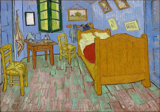 Galeria Plakatu, Plakat, The Bedroom, Vincent Van Gogh, 40x30 cm Galeria Plakatu