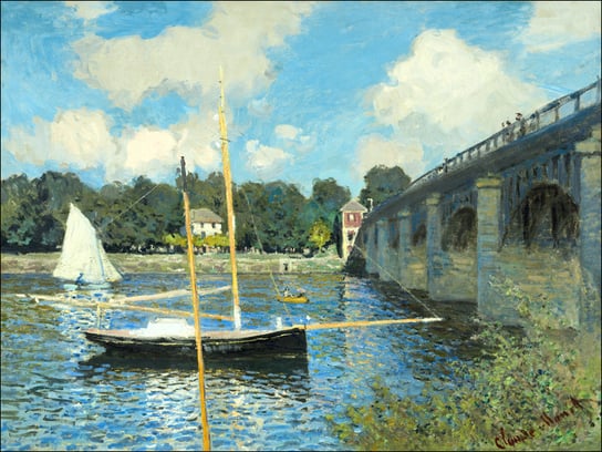 Galeria Plakatu, Plakat, The Bridge at Argenteuil, Claude Monet, 29,7x21 cm Galeria Plakatu