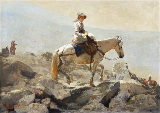 Galeria Plakatu, Plakat, The Bridle Path, White Mountains, Winslow Homer, 29,7x21 cm Galeria Plakatu