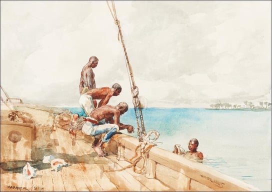 Galeria Plakatu, Plakat, The Conch Divers, Winslow Homer, 29,7x21 cm Galeria Plakatu