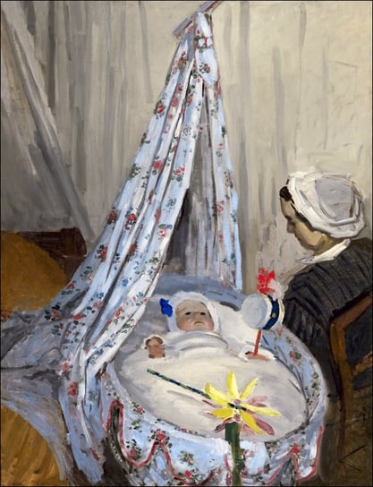 Galeria Plakatu, Plakat, The Cradle   Camille with the Artist_s Son Jean, Claude Monet, 40x60 cm Galeria Plakatu
