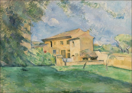 Galeria Plakatu, Plakat, The Farm at the Jas de Bouffan, Paul Cézanne, 84,1x59,4 cm Galeria Plakatu