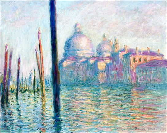 Galeria Plakatu, Plakat, The grand canal in venice, Claude Monet, 42x29,7 cm Galeria Plakatu