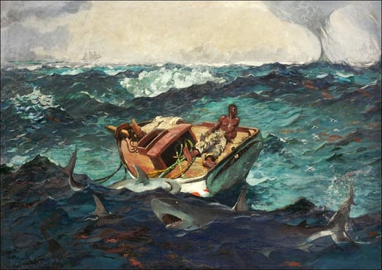 Galeria Plakatu, Plakat, The Gulf Stream, Winslow Homer, 42x29,7 cm Galeria Plakatu