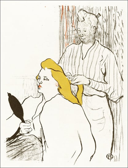 Galeria Plakatu, Plakat, The Hairdresser, Henri De Toulouse-Lautrec, 60x80 cm Galeria Plakatu