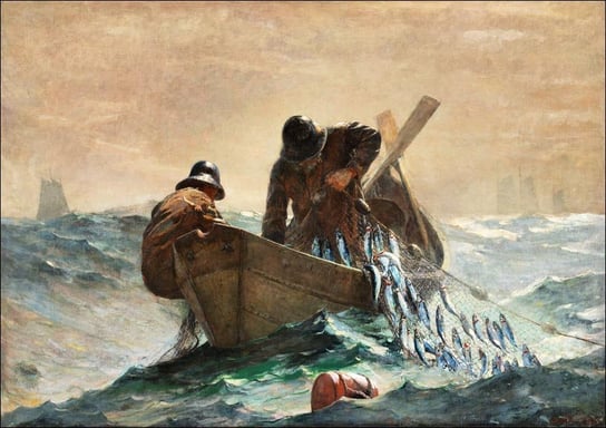Galeria Plakatu, Plakat, The Herring Net, Winslow Homer, 91,5x61 cm Galeria Plakatu