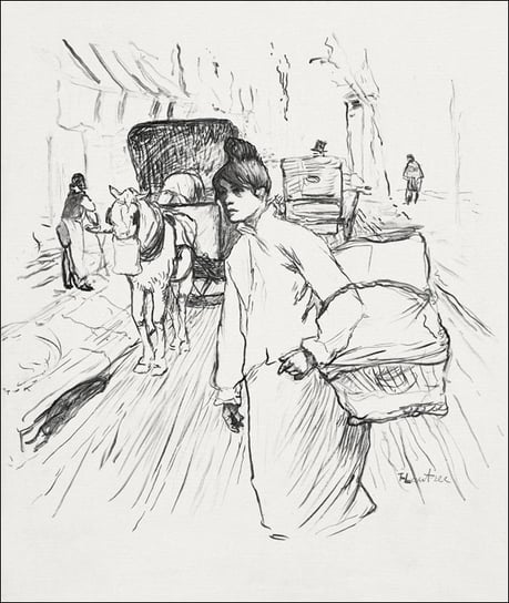Galeria Plakatu, Plakat, The Laundress, Henri De Toulouse-Lautrec, 30x40 cm Galeria Plakatu