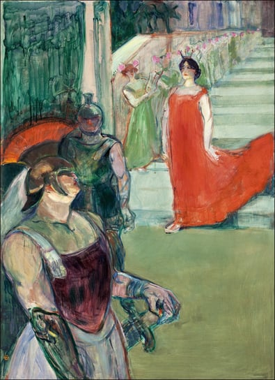 Galeria Plakatu, Plakat, The Opera Messalina at Bordeaux, Henri De Toulouse-Lautrec, 40x60 cm Galeria Plakatu