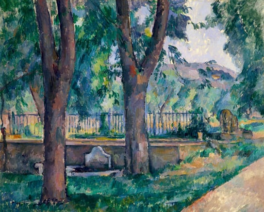 Galeria Plakatu, Plakat, The Pool At Jas De Bouffan, Paul Cézanne, 59,4x42 cm Galeria Plakatu