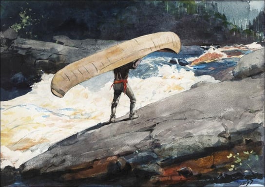 Galeria Plakatu, Plakat, The Portage, Winslow Homer, 40x30 cm Galeria Plakatu