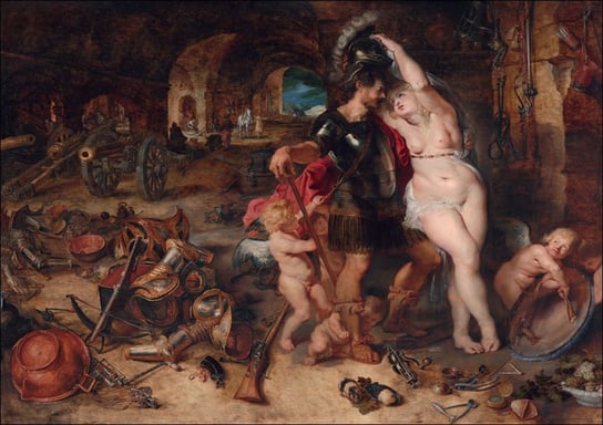 Galeria Plakatu, Plakat, The Return from War Mars Disarmed by Venus, Rubens, 29,7x21 cm Galeria Plakatu