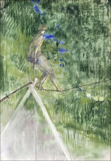 Galeria Plakatu, Plakat, The Rope Dancer painting, Henri De Toulouse-Lautrec, 70x100 cm Galeria Plakatu