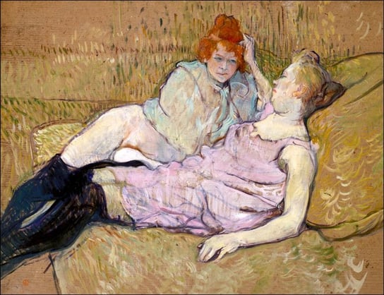 Galeria Plakatu, Plakat, The Sofa, Henri de Toulouse-Lautrec, 40x30 cm Galeria Plakatu