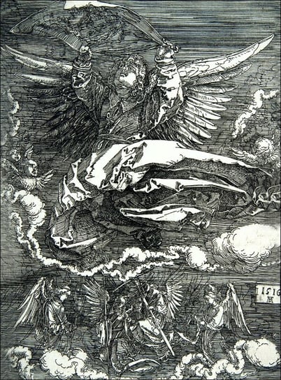Galeria Plakatu, Plakat, The Sudarium Held by One Angel, Albrecht Durer, 61x91,5 cm Galeria Plakatu