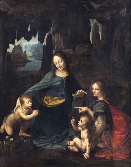 Galeria Plakatu, Plakat, The Virgin of the Rocks, Leonardo Da Vinci, 42x59,4 cm Galeria Plakatu