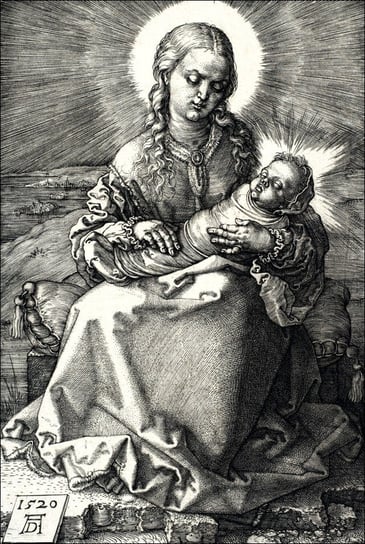 Galeria Plakatu, Plakat, The Virgin with the Swaddled Child, Albrecht Durer, 30x40 cm Galeria Plakatu