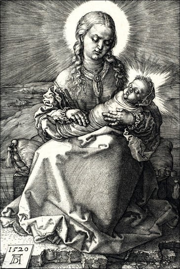 Galeria Plakatu, Plakat, The Virgin with the Swaddled Child, Albrecht Durer, 42x59,4 cm Galeria Plakatu