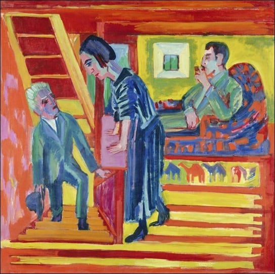 Galeria Plakatu, Plakat, The Visit, Ernst Ludwig Kirchner, 30x30 cm Galeria Plakatu