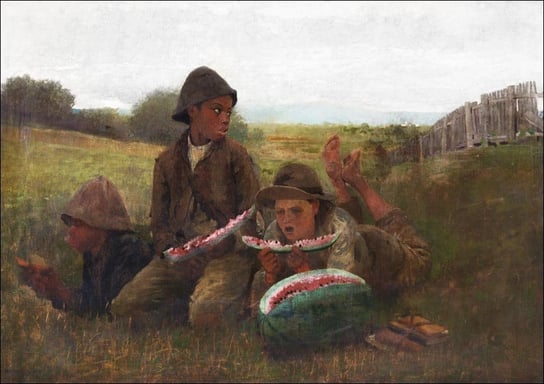 Galeria Plakatu, Plakat, The Watermelon Boys, Winslow Homer, 84,1x59,4 cm Galeria Plakatu