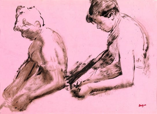 Galeria Plakatu, Plakat, Two Studies Of Dancers (Verso), Edgar Degas, 29,7x21 cm Galeria Plakatu