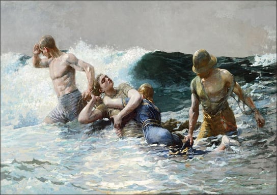 Galeria Plakatu, Plakat, Undertow, Winslow Homer, 42x29,7 cm Galeria Plakatu