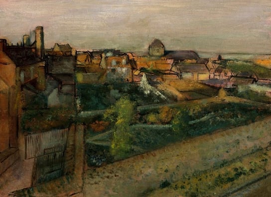 Galeria Plakatu, Plakat, View Of Saint Valéry Sur Somme, Edgar Degas, 59,4x42 cm Galeria Plakatu