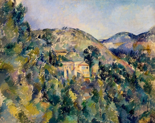 Galeria Plakatu, Plakat, View Of The Domaine Saint-Joseph, Paul Cézanne, 29,7x21 cm Galeria Plakatu