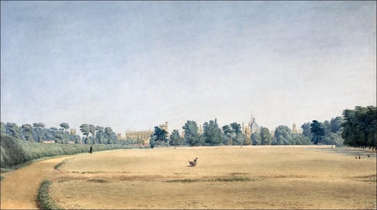 Galeria Plakatu, Plakat, View of University Park looking towards New College, Oxford, William Turner, 29,7x21 cm Galeria Plakatu