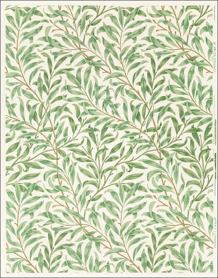 Galeria Plakatu, Plakat, Vintage willow bough vintage illustration wall art print and poster design remix from the original artwork by William Morris., William Morris, 30x40 cm Galeria Plakatu