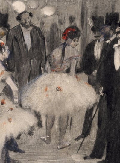 Galeria Plakatu, Plakat, Virginie Being Admired While The Marquis Cavalcanti Looks On, Edgar Degas, 50x70 cm Galeria Plakatu