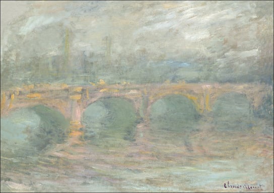 Galeria Plakatu, Plakat, Waterloo Bridge, London, at Sunset, Claude Monet, 60x40 cm Galeria Plakatu