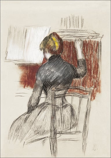 Galeria Plakatu, Plakat, Woman at a Piano, Pierre-Auguste Renoir, 40x60 cm Galeria Plakatu