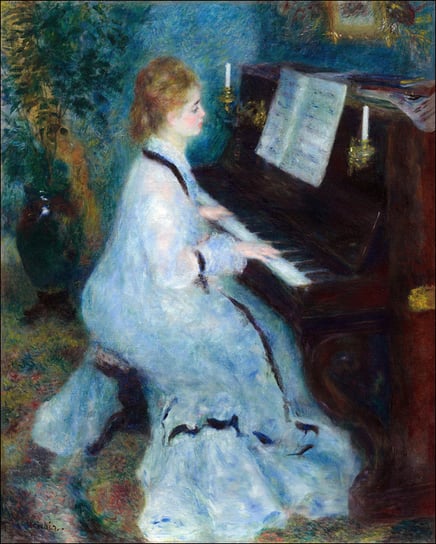 Galeria Plakatu, Plakat, Woman at the Piano, Pierre-Auguste Renoir, 20x30 cm Galeria Plakatu