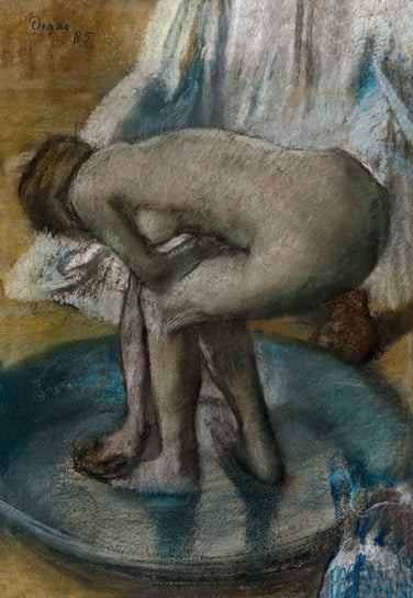 Galeria Plakatu, Plakat, Woman Bathing In A Shallow Tub, Edgar Degas, 61x91,5 cm Galeria Plakatu