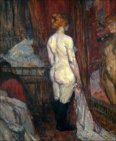 Galeria Plakatu, Plakat, Woman before a Mirror, Henri de Toulouse-Lautrec, 30x40 cm Galeria Plakatu