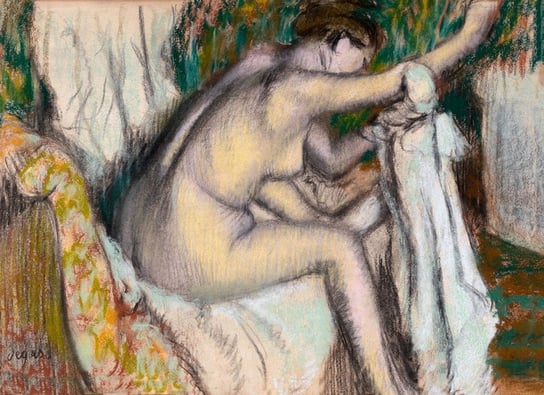 Galeria Plakatu, Plakat, Woman Drying Her Arm, Edgar Degas, 84,1x59,4 cm Galeria Plakatu