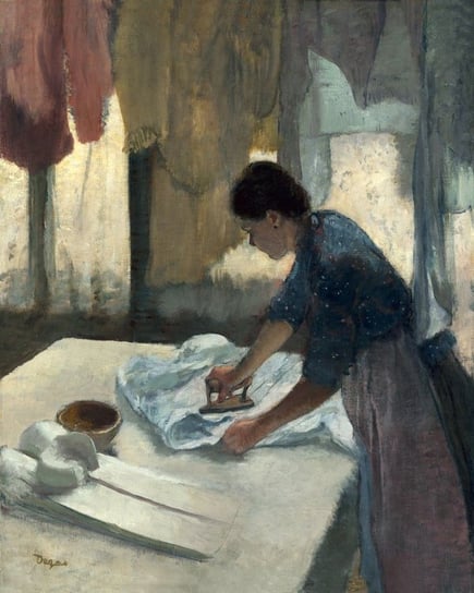 Galeria Plakatu, Plakat, Woman Ironing Begun, Edgar Degas, 21x29,7 cm Galeria Plakatu